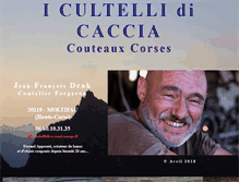 Tablet Screenshot of cultellidicaccia.com